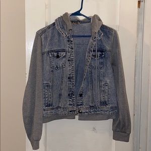 Cropped Hoodie/Jean Jacket